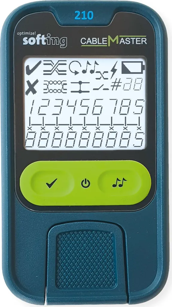 SOFTING CableMaster 210 Testeur de Continuité et Câblage Réseau RJ45