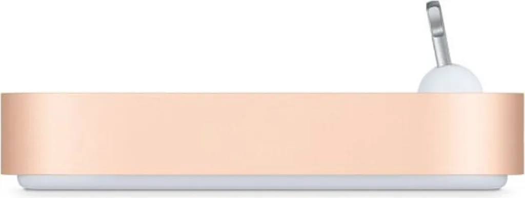 Support de Bureau iPhone Apple Lightning Dock Or pour Mains Libres Or - 4