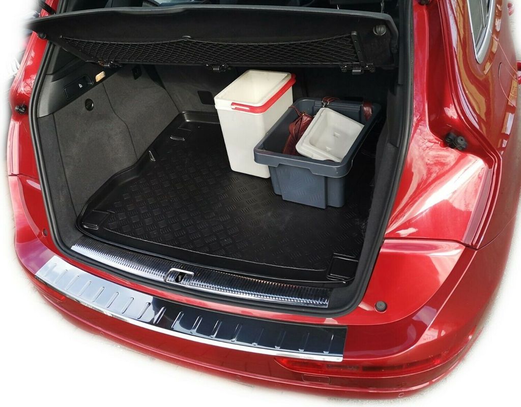 LADEKANTENSCHUTZ Edelstahl V2A Leiste Schutz für Audi Q5 8R ab 2008-2016