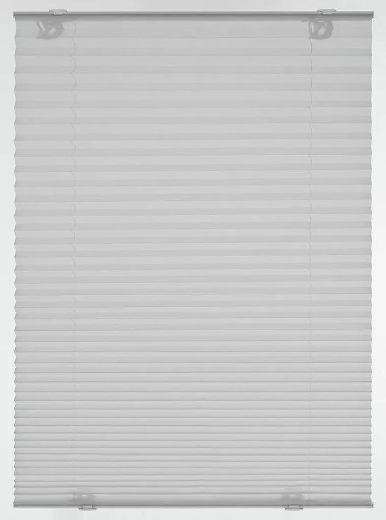 Rideau plissé gris 95 x 100 cm avec ventouses pour fenêtre de toit