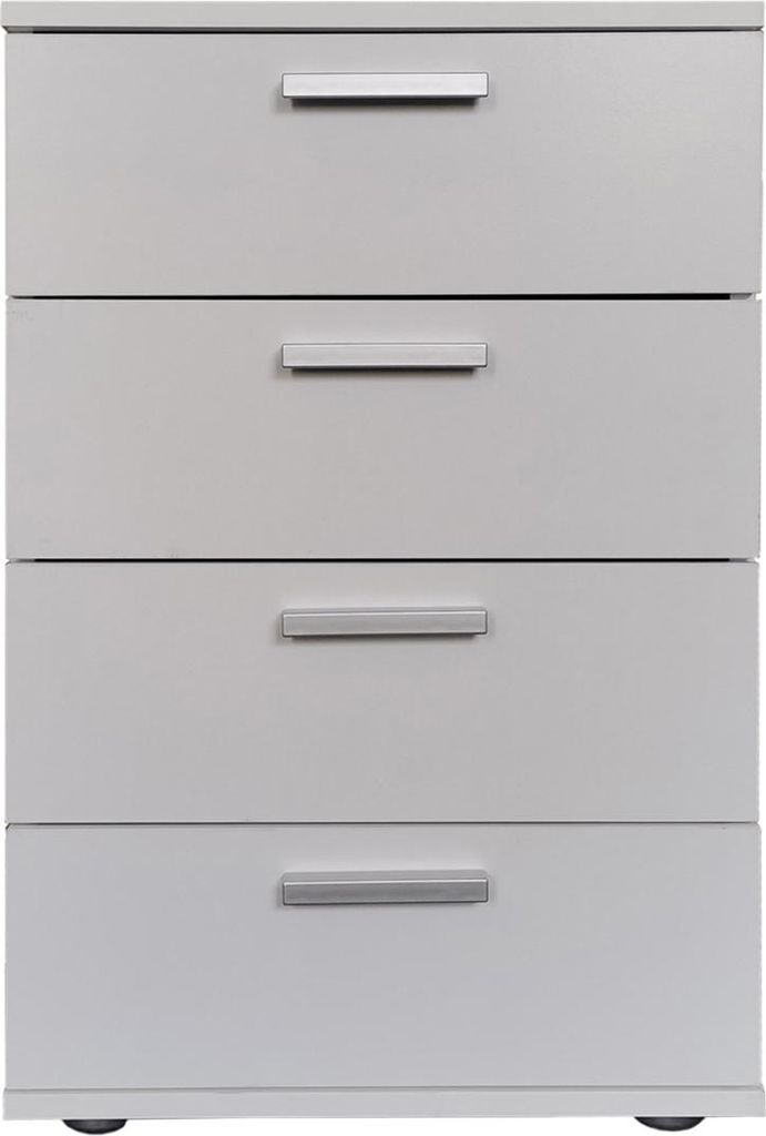 Nachtschrank Nina mit 4 Schubladen HTI-Line Produktbild 