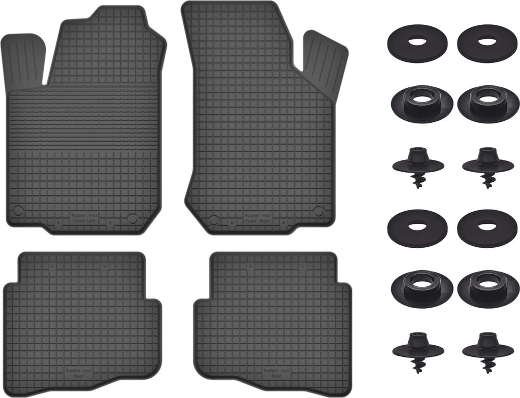 Gummimatten Mit Stoppern Für: Nissan Almera N16 (2000-2006) Produktbild 