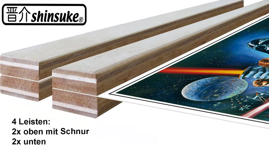 Offerta Poster Bandiera Svizzera con Listelli Legno 92cm - Affare!