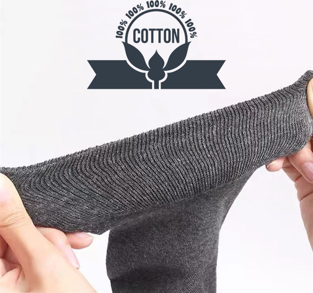 MEGAGROUP 6 Paar Herren Diabetiker Socken Komfortbund ohne Produktbild 5