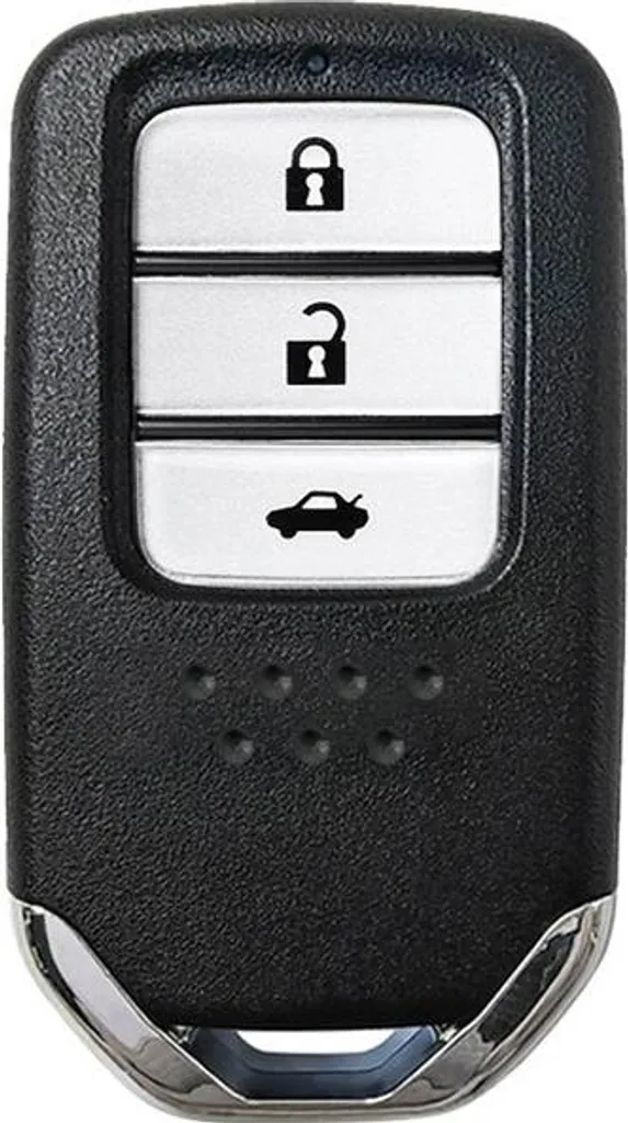 INF Guscio Chiave Auto ABS Nero per Honda CRV Civic XRV Accord 1 Pezzo