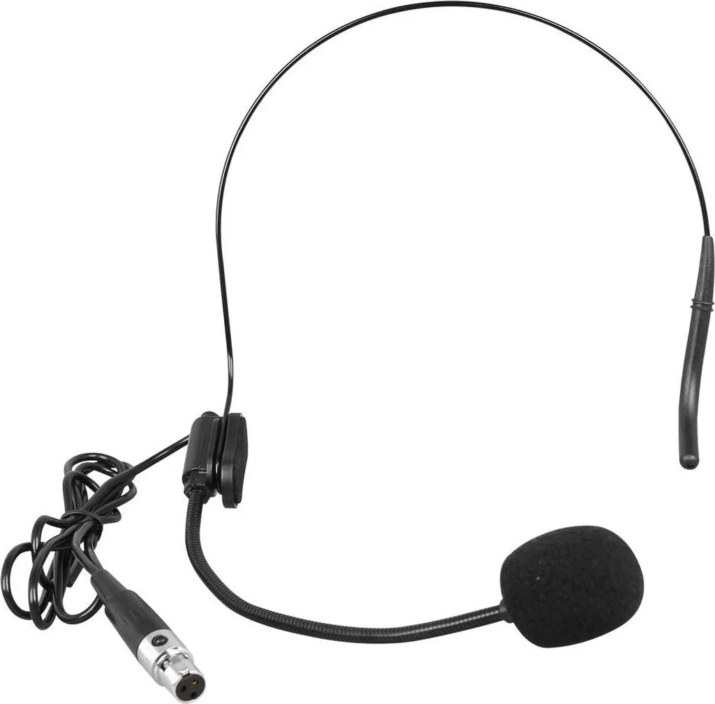 Micro serre-tête discret OMNITRONIC UHF-E noir avec capsule cardioïde - 2
