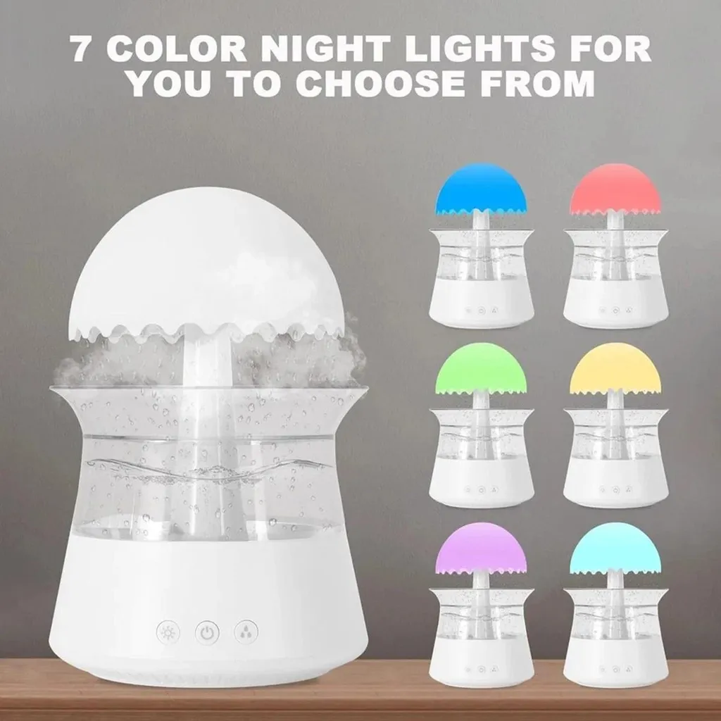 Diffuseur de Brume Nuage et Humidificateur d'Air Silencieux pour Chambre