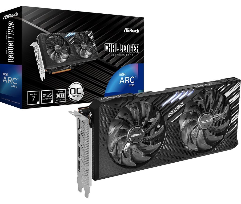 Intel Arc A750 Challenger SE 8GB OC (3x DisplayPort, 1x HDMI)