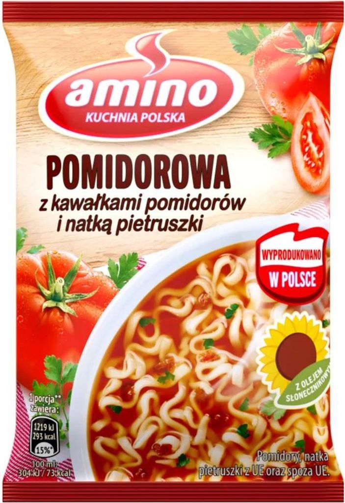 Amino Instant-Tomatensuppe mit Nudeln 61g Produktbild 