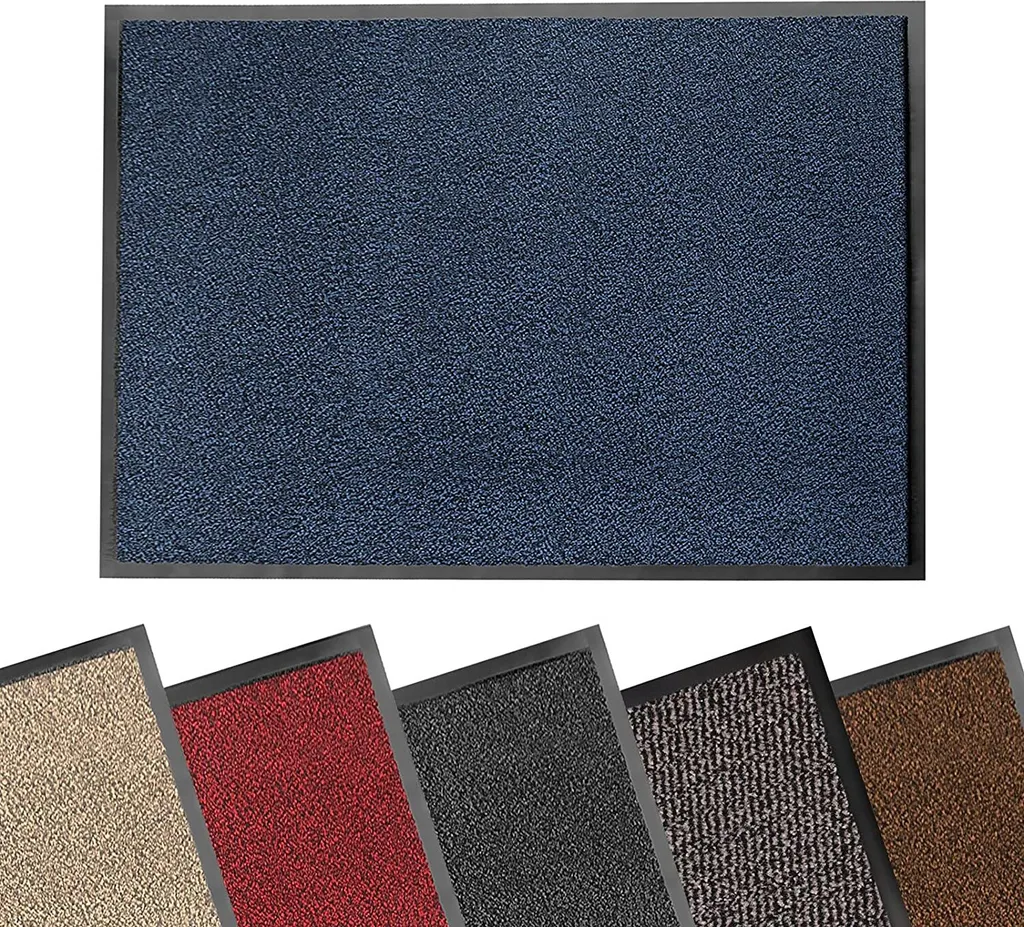 Tappeto Tecnico SKY Blu 135x200 cm | Alta Assorbenza per Uffici e Negozi