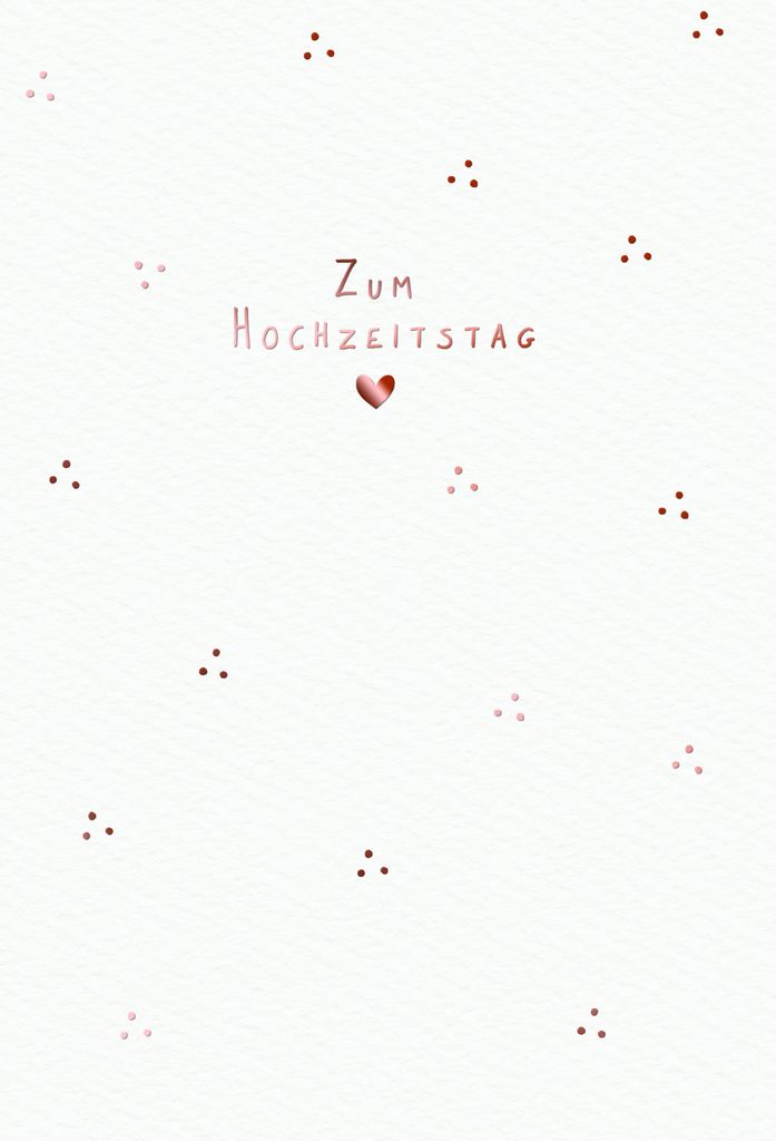 Hochzeitstag  Karte mit Briefumschlag Herz, Zum Produktbild 