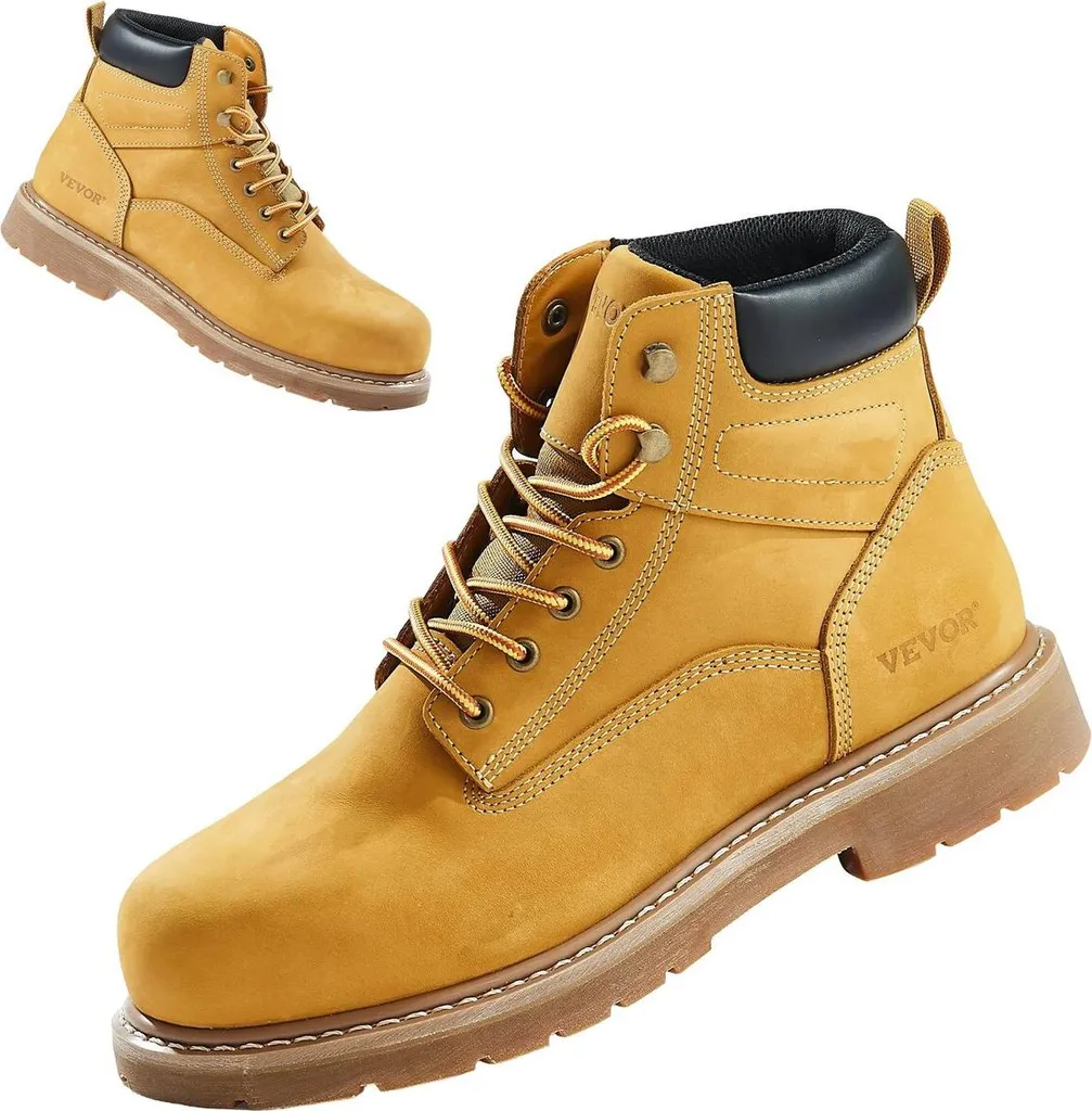 Bottes de travail à embout acier UK 8 - Protection S3 et antidérapante