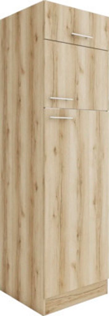 Optifit Kühlumbauschrank für 145er Einbaukühlschrank Livorno290 BxTxH 60 x 57,1 x 206,8 cm wildeiche matt strukturiert z