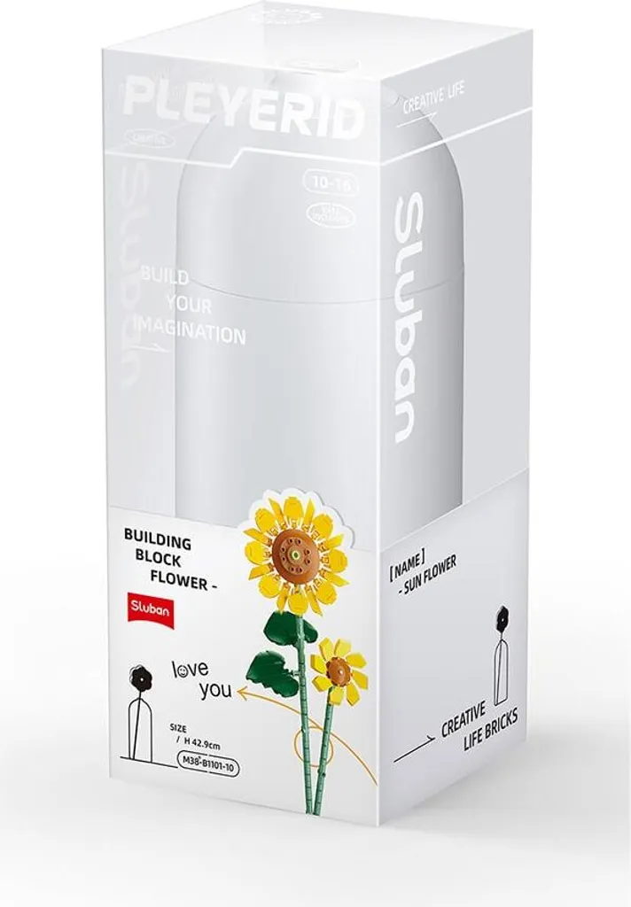 Sluban M38-B1101-10 Sunflower Building Set - Gioco Creativo 251 Pz - 2