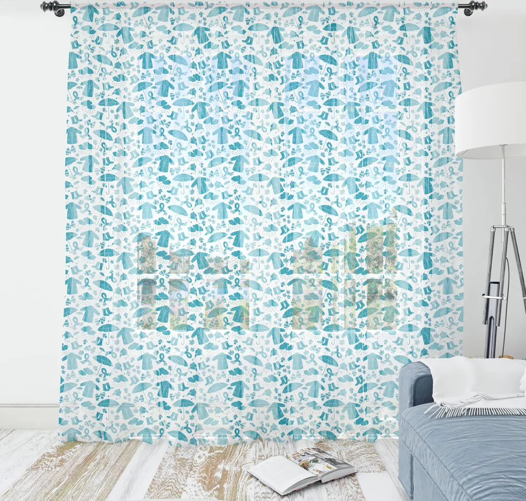 Grande Tenture Murale Décorative Hiver en Tissu Satiné 160x274 cm