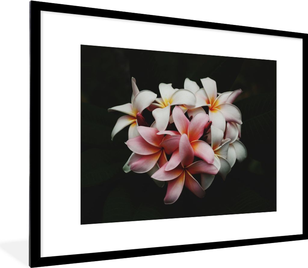 MuchoWow® MuchoWow® Gerahmtes Poster Blumen - Rosa - Produktbild 
