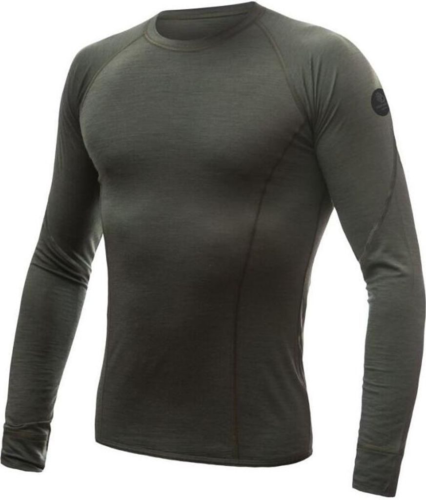 Koszulka Sensor Merino Air męska długa oliwkowa zieleń Zdjęcie produktu 