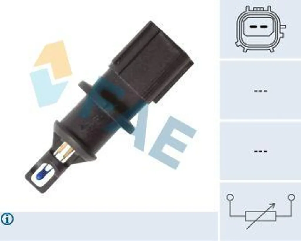 Ricambio Sensore Temperatura FAE 33179 Jeep e Chrysler Voyager | 04606487AA