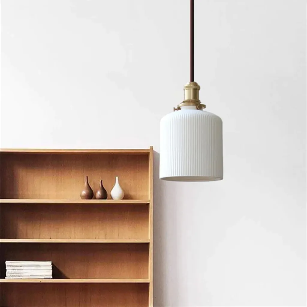 Suspension Métal Blanc Toolight APP1173 : Éclairage LED Ajustable E27 - 3