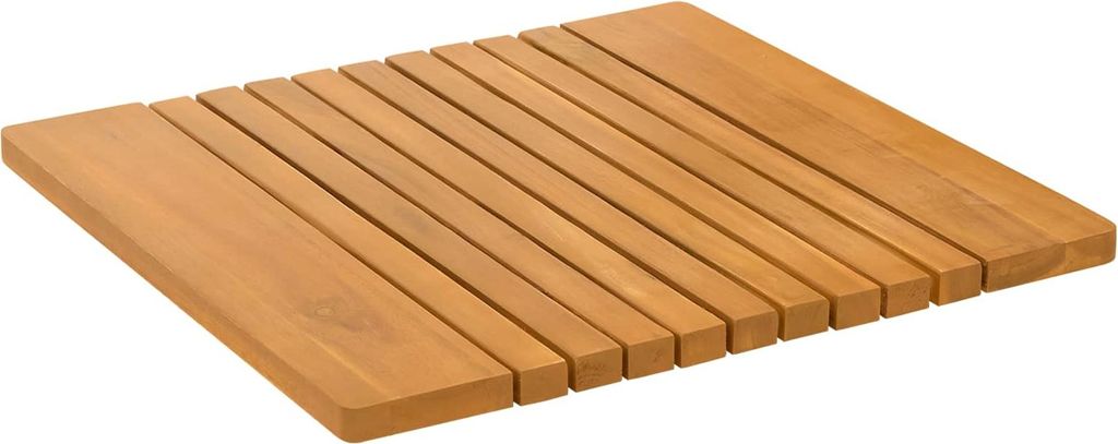 (Robust Möbel) Badematte Uni Braun 59x40cm Holz - Badematten DE531684
