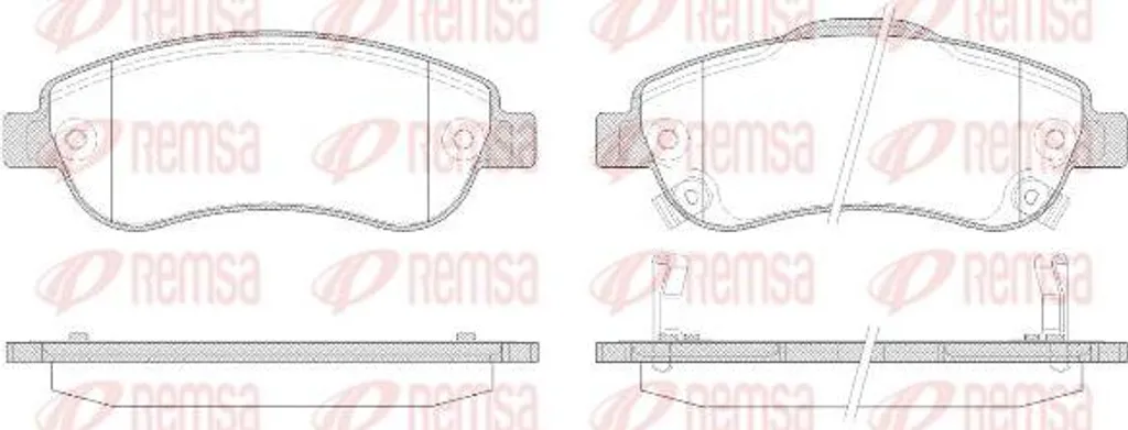 Plaquettes de frein sans sifflement pour CR-V - Remplacer OE 45022SWWG01