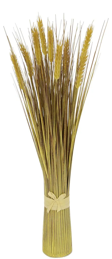Plante artificielle blé et herbe au design réaliste - Finition 58 cm
