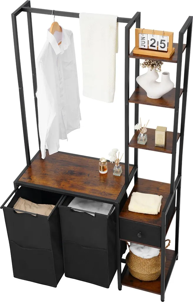 Sistema Smistamento Biancheria SucceBuy Nero - Arredo Lavanderia Chic