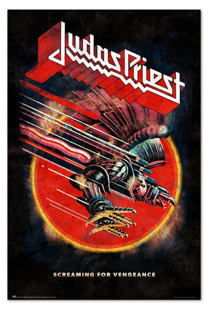Erik Editores Judas Priest Screaming For Vengeance Plakat Immagine del prodotto 