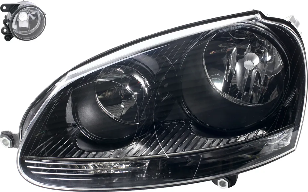 Set Fari H7 + Fendinebbia Johns per VW Golf V (1K) 2003-2009