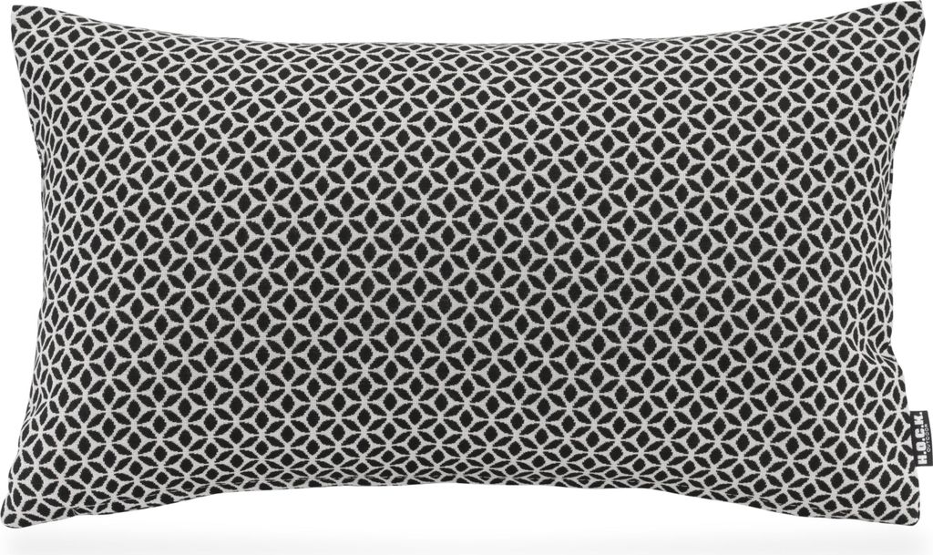 H.O.C.K. Pulco Outdoor Kissen 50x30cm col. 4 schwarz kleingemustert