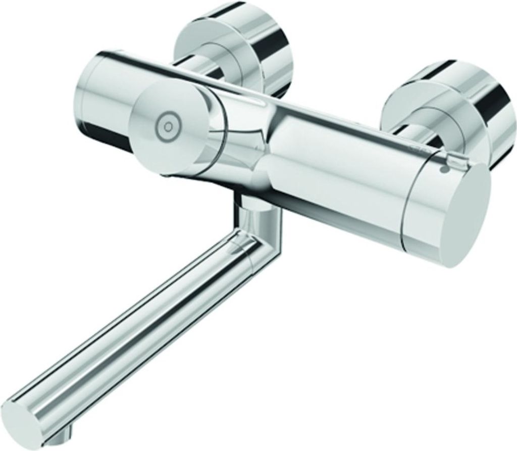 Schell Vorwand-WT-Armatur VITUS VW-SC-T Thermostatbatterie, mit Desinfektion, chrom 210 mm