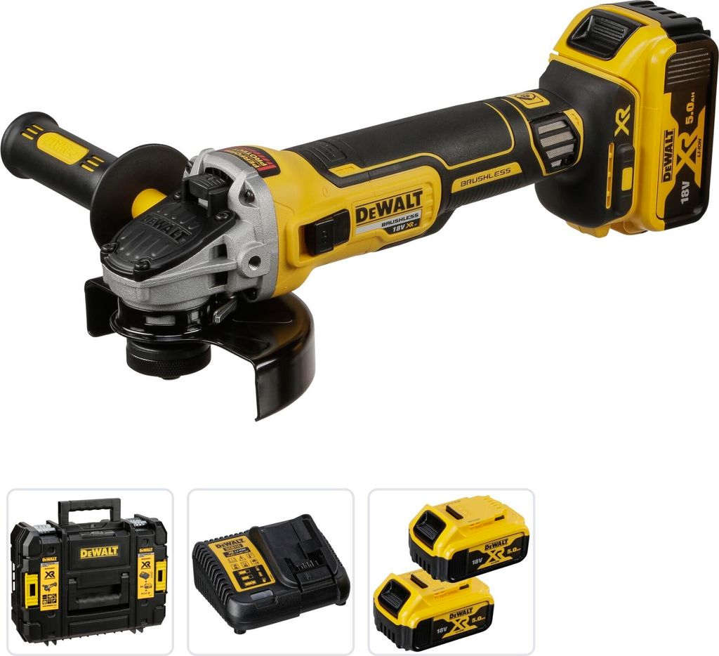 Akumulatorowa szlifierka kątowa DeWalt DCG405P3-QW Zdjęcie produktu