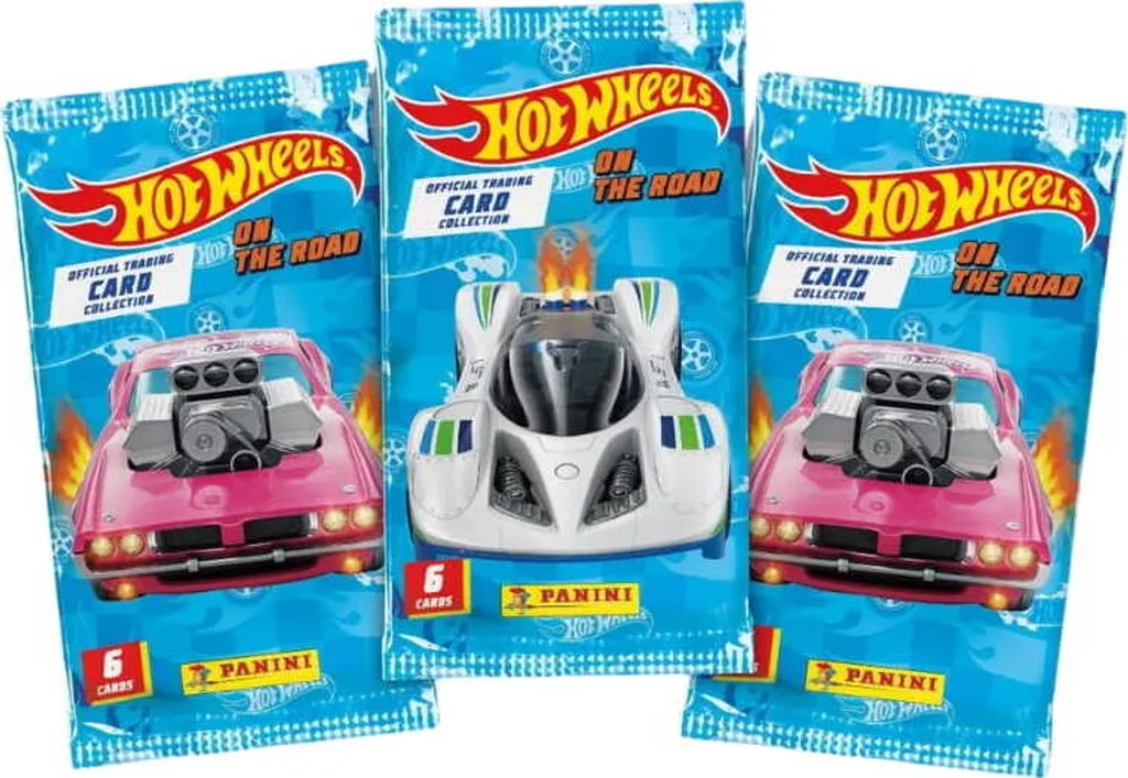 Album à collectionner Hot Wheels Panini - Kit de démarrage 3 sachets - 4