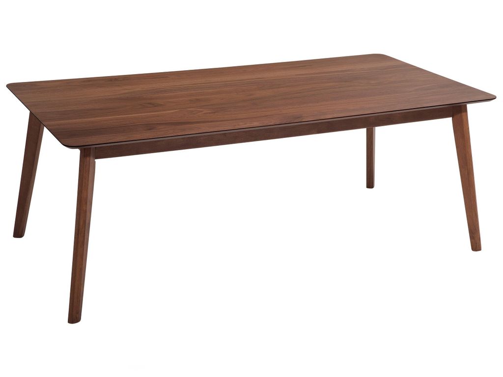 BELIANI Stół do jadalni orzech ciemny 200 x 100 cm Zdjęcie produktu 