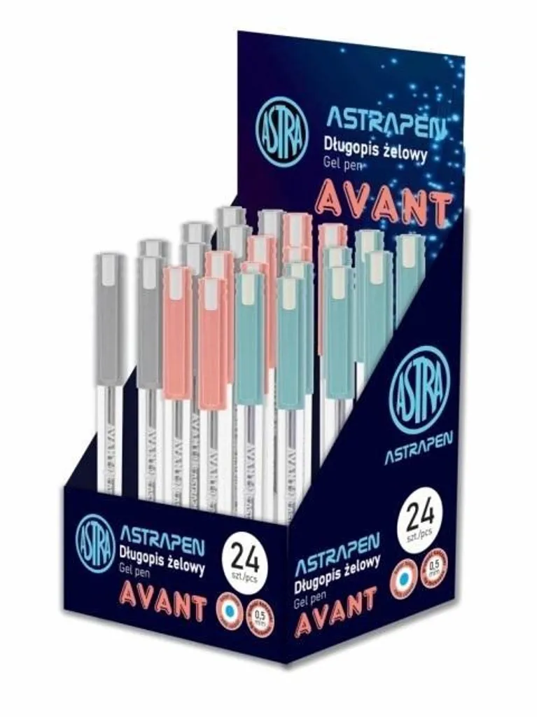 Set 24 Penne Gel Astra Avant - Il Fascino della Scrittura Fluida e Vera