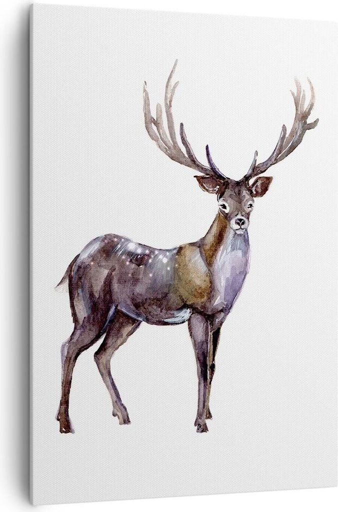 Bild auf Leinwand - Leinwandbild - Einteilig - Liebes Tier Wild Wald - 70x100cm - Wand Bild - Wanddeko - Wandbilder - Leinwanddruck - Wanddekoratio...
