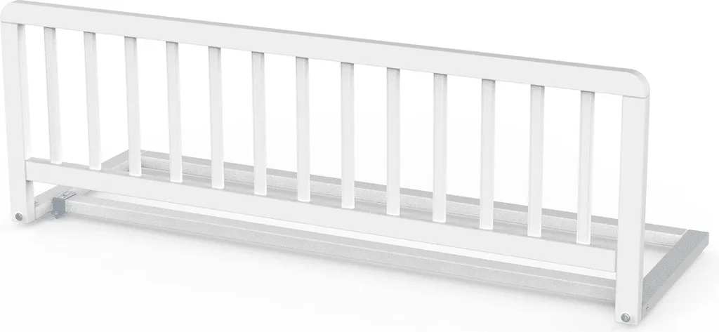 Protection de lit enfant Geuther blanc 110 cm rabattable en hêtre massif