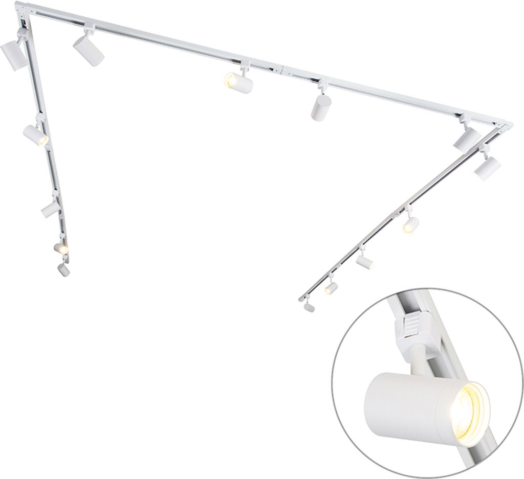 QAZQA - Modern Modernes Schienensystem I Spotlight I Produktbild 
