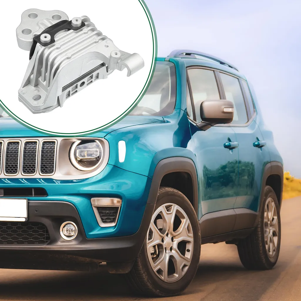 Support Moteur Robuste Argent pour Jeep Cherokee 2.4L 2014-2021 Métal