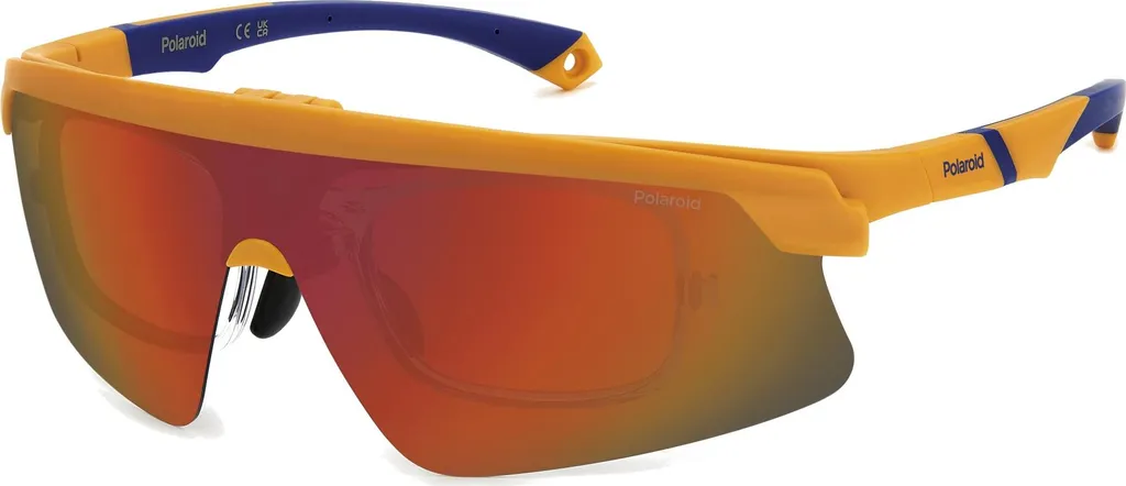 Lunettes de soleil de Sport Polaroid PLD 7056/CI/S Orange Polarisé