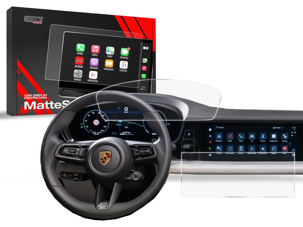 Matte Autodisplayfolie 2in1 für Porsche Panamera 3 Produktbild 