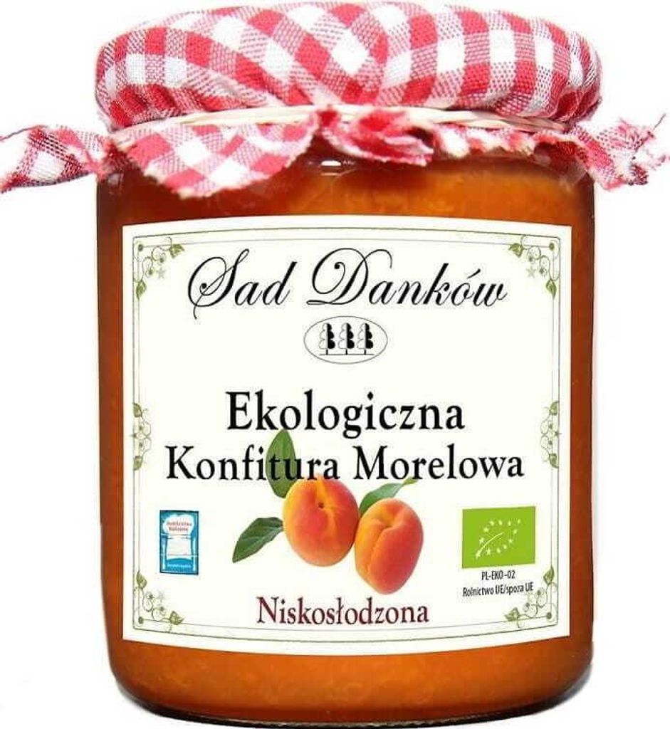 NIEDRIG SÜSSE APRIKOSENKONFITUR 260 g - SAD DANKÓW