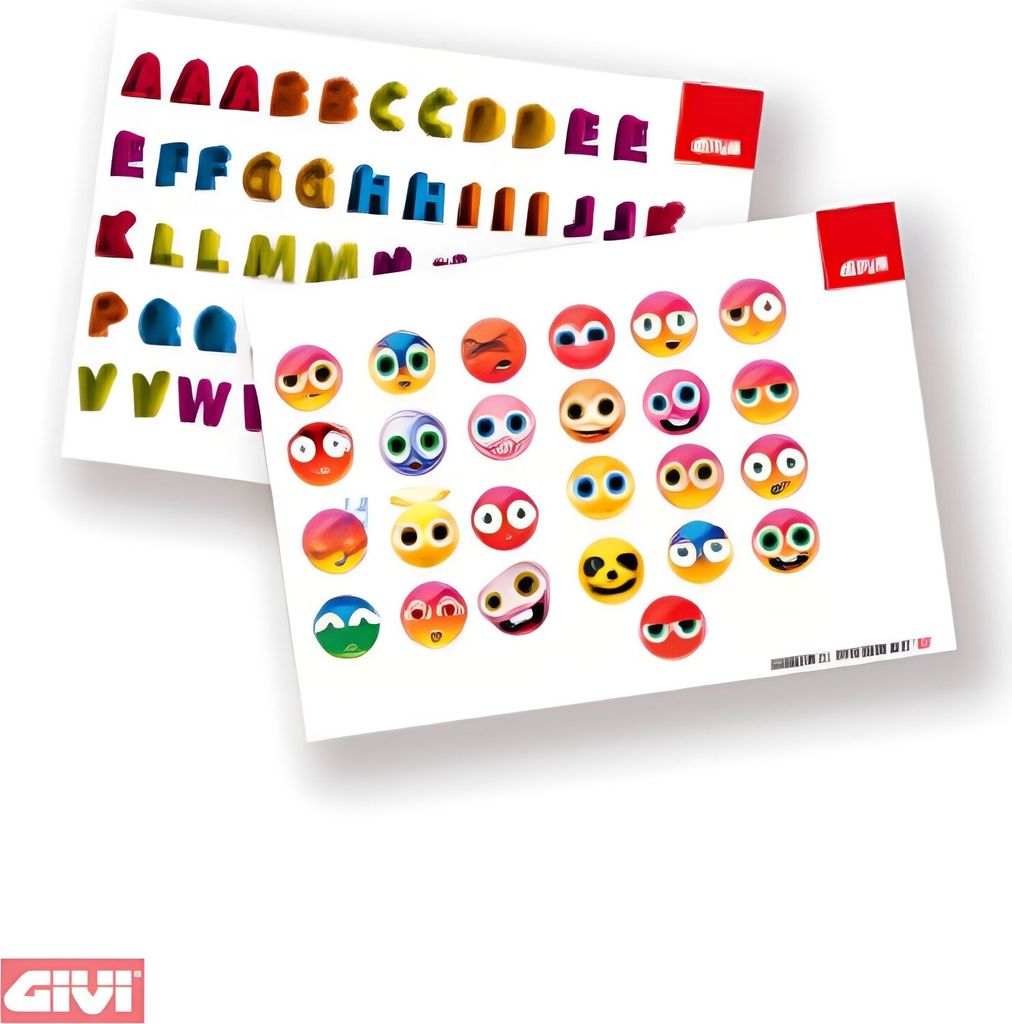 Aufkleber-Set GiVi für HPS HJ03 Kinderhelm