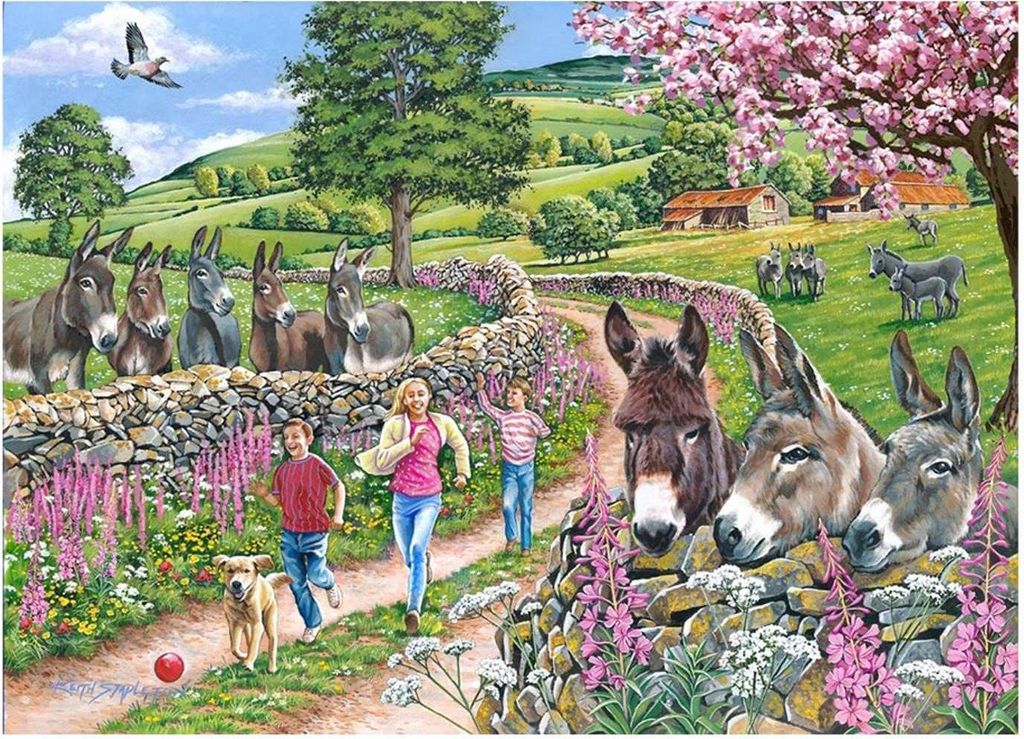 House of Puzzles Puzzle Mindy Muffin & Mo 500 XL Teile Erwachsene