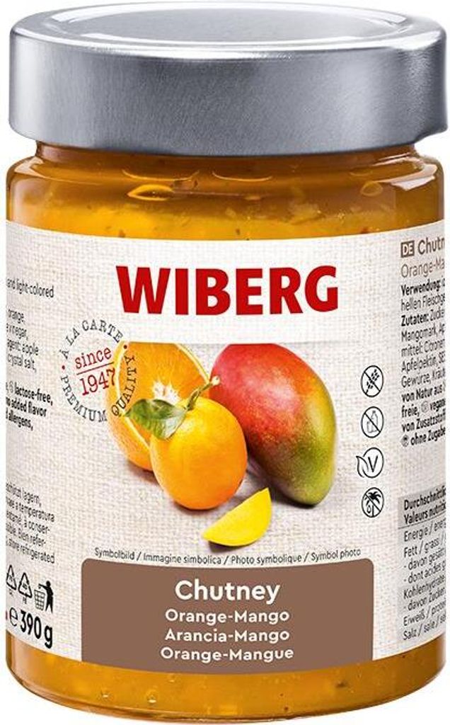 WIBERG Chutney Orange-Mango 314ml Produktbild 