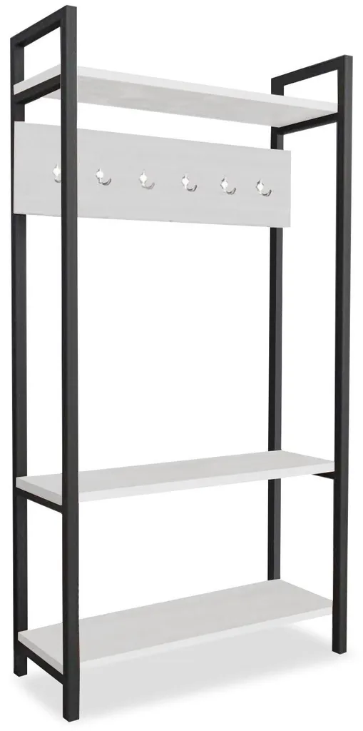 Fini le désordre dans l'entrée grâce au vestiaire blanc Marcadet compact