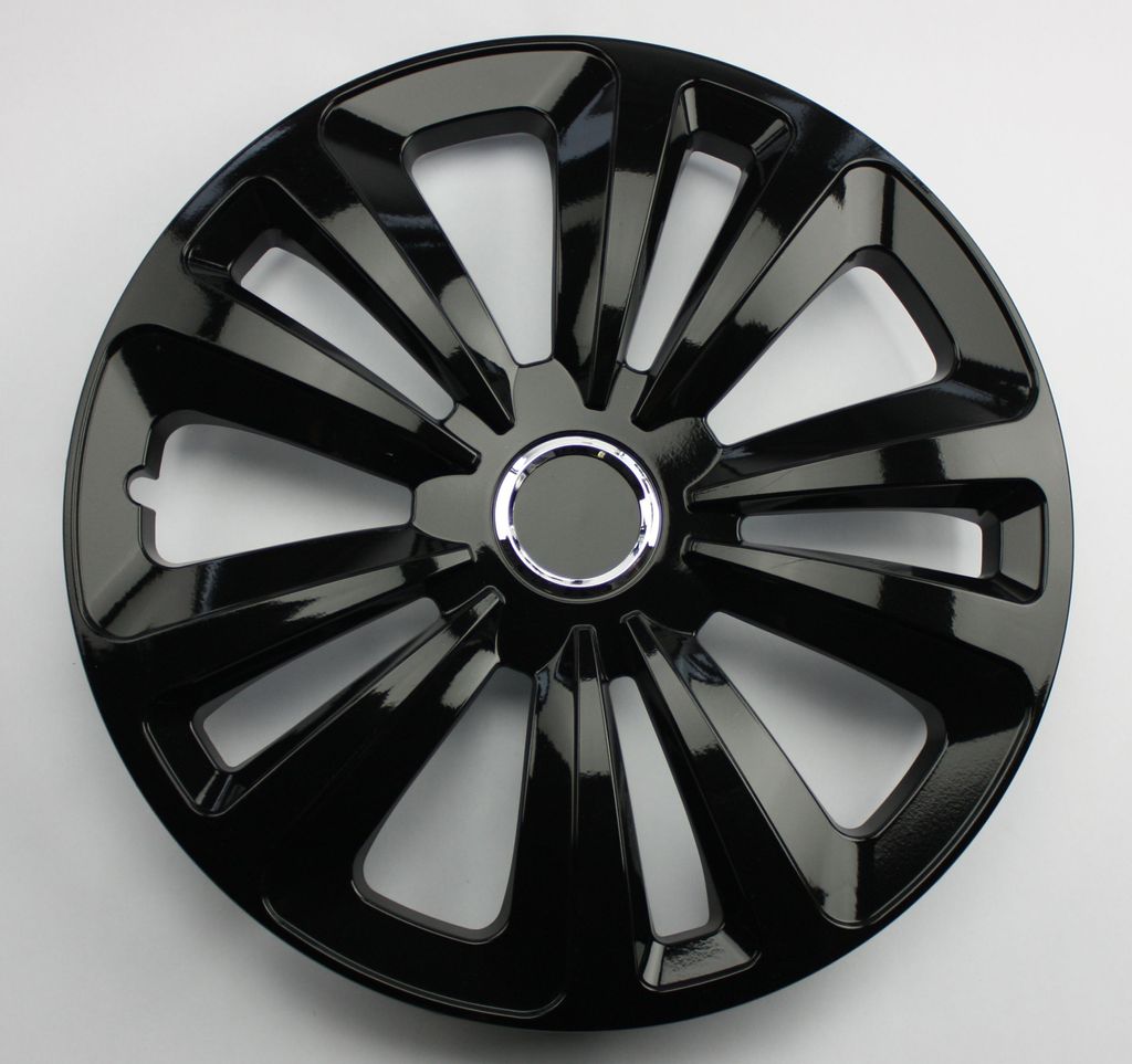 SET Radkappen Radzierblenden 4er Satz 13 TERRA RING black Produktbild 