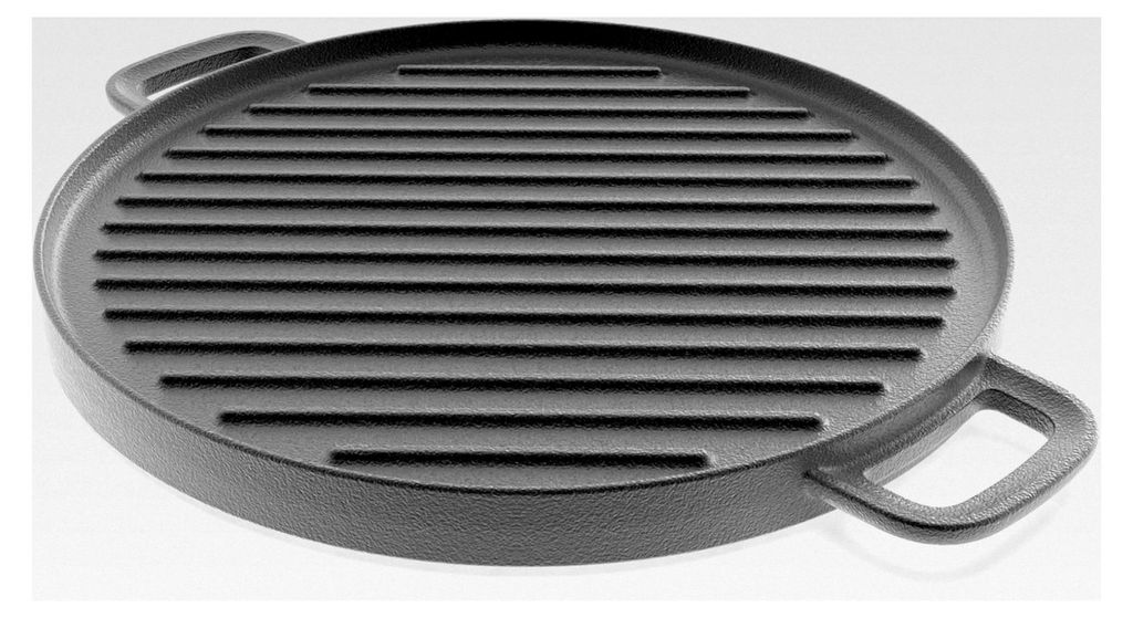 Grillpfanne MASSIVE beidseitig, Ø 30 cm