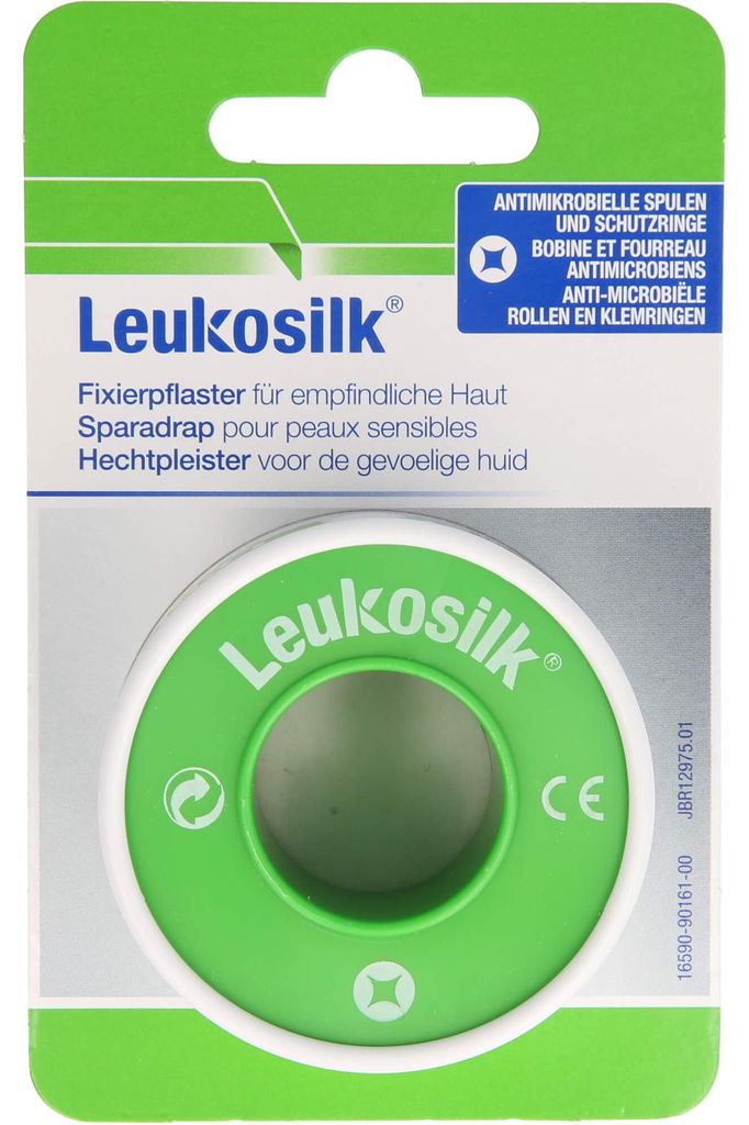 Leukosilk Blisterkarte 2,5 cm x 5 m, 1 St. Pflaster Produktbild 