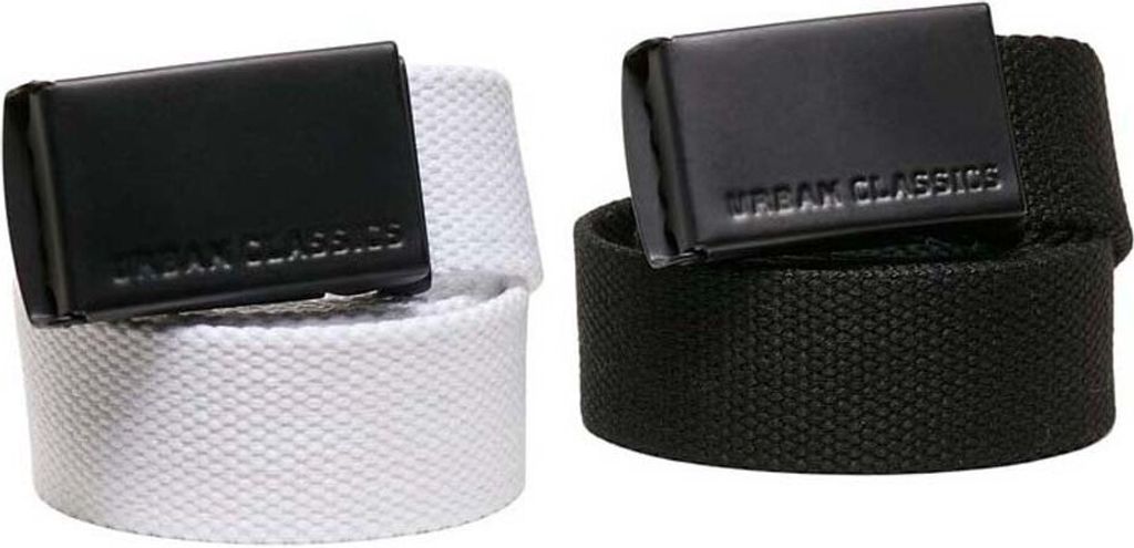 Urban Classics Gürtel 2 Einheiten Schwarz  Mann Schwarz One Produktbild 